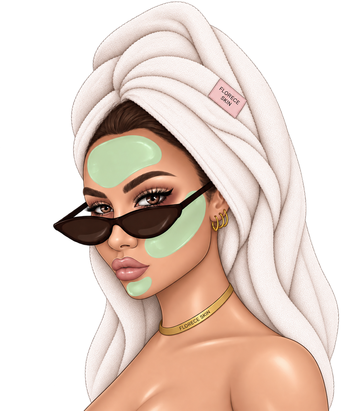 Florece Skin Care — Ilustración